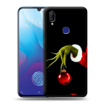 Пластиковый чехол на Vivo V11i с принтом Новый год Гринч