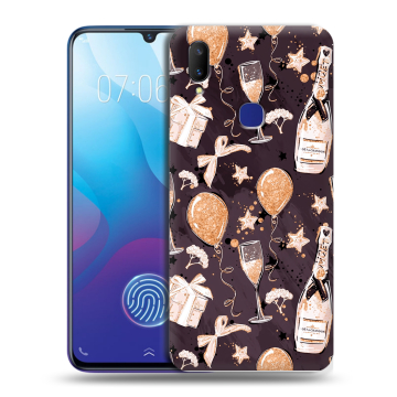 Пластиковый чехол на Vivo V11i с принтом Новый год