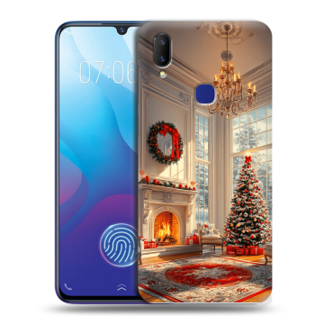 Пластиковый чехол на Vivo V11i с принтом Новый год