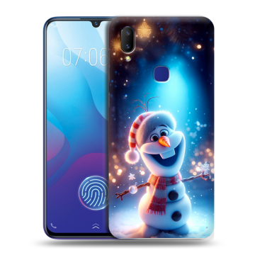 Пластиковый чехол на Vivo V11i с принтом Новый год