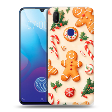 Пластиковый чехол на Vivo V11i с принтом Новый год