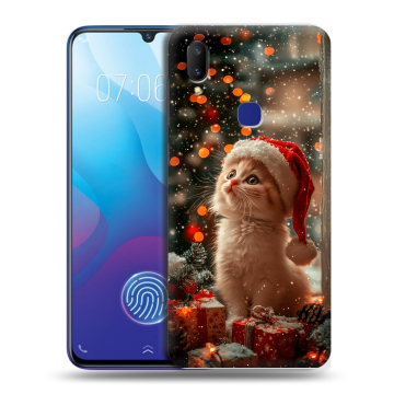 Пластиковый чехол на Vivo V11i с принтом Новый год