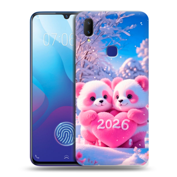Пластиковый чехол на Vivo V11i с принтом Новый год