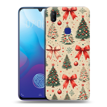Пластиковый чехол на Vivo V11i с принтом Новый год