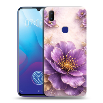 Пластиковый чехол на Vivo V11i с принтом женский