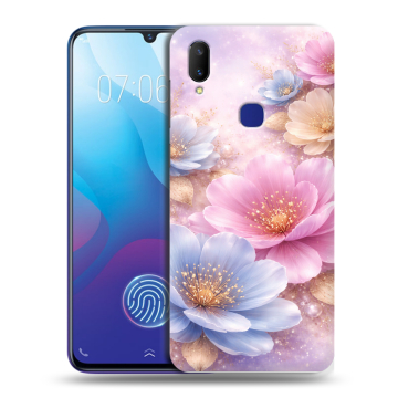 Пластиковый чехол на Vivo V11i с принтом женский