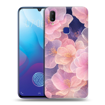 Пластиковый чехол на Vivo V11i с принтом женский