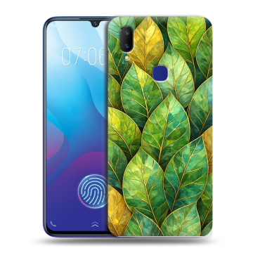 Пластиковый чехол на Vivo V11i с принтом женский