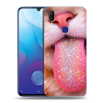Пластиковый чехол на Vivo V11i с принтом для девочек