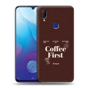 Пластиковый чехол на Vivo V11i с принтом женский