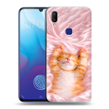 Пластиковый чехол на Vivo V11i с принтом женский