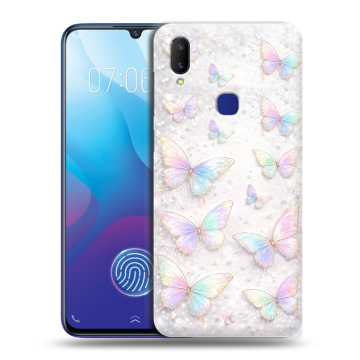 Пластиковый чехол на Vivo V11i с принтом женский