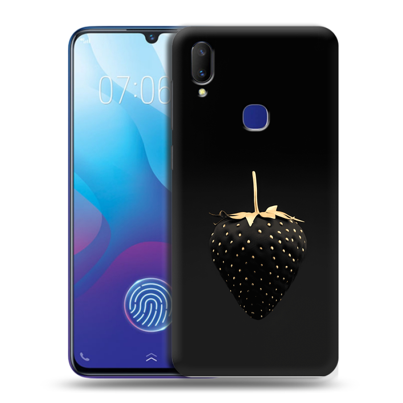Пластиковый чехол на Vivo V11i с принтом Черная клубника Пластиковый чехол на Vivo V11i с принтом Черная клубника