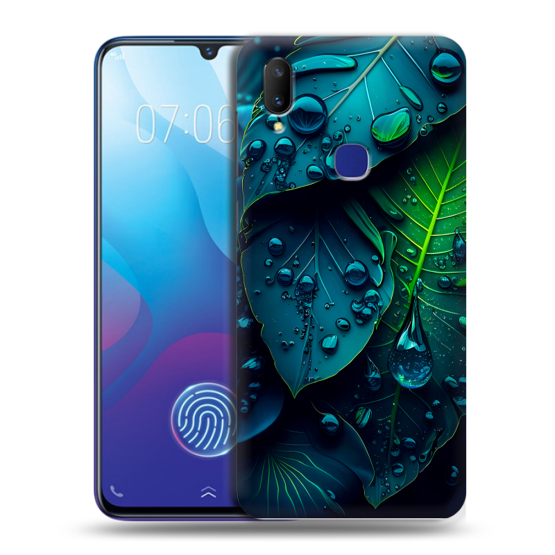 Пластиковый чехол на Vivo V11i с принтом Листья Пластиковый чехол на Vivo V11i с принтом Листья