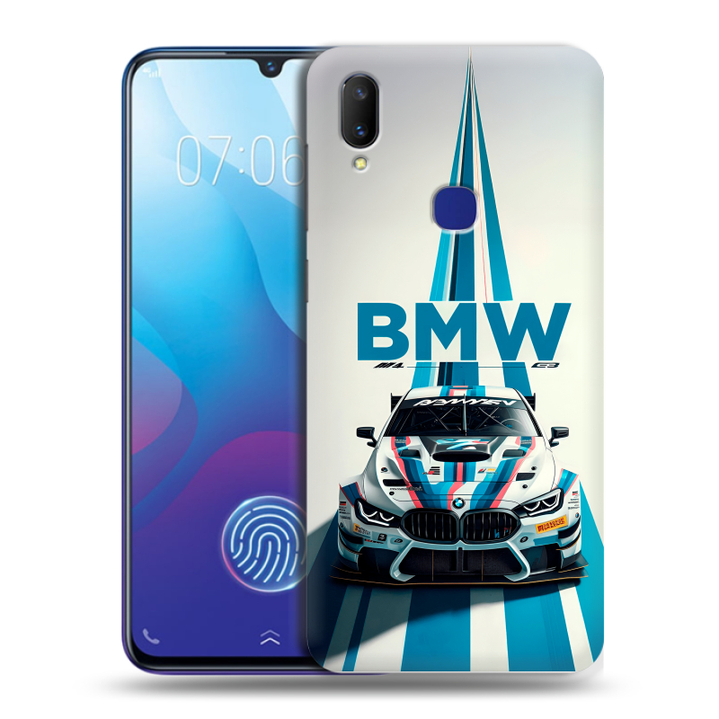 Пластиковый чехол на Vivo V11i с принтом БМВ BMW Пластиковый чехол на Vivo V11i с принтом БМВ BMW