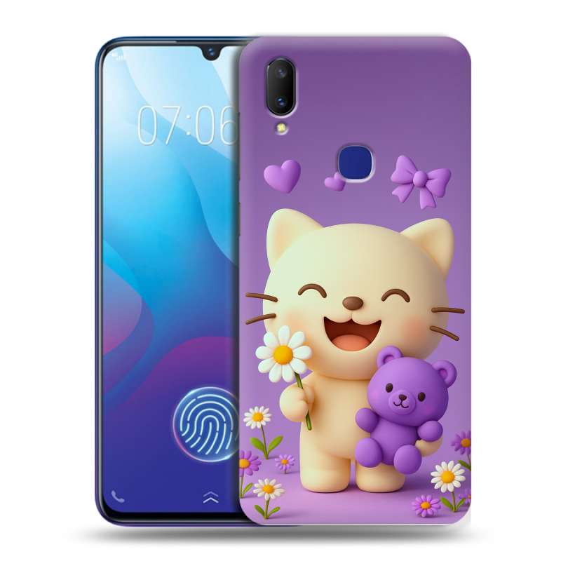 Пластиковый чехол на Vivo V11i с принтом для девочек Пластиковый чехол на Vivo V11i с принтом для девочек