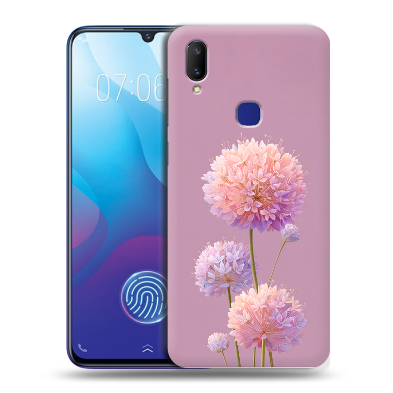 Пластиковый чехол на Vivo V11i с принтом Цветы Пластиковый чехол на Vivo V11i с принтом Цветы