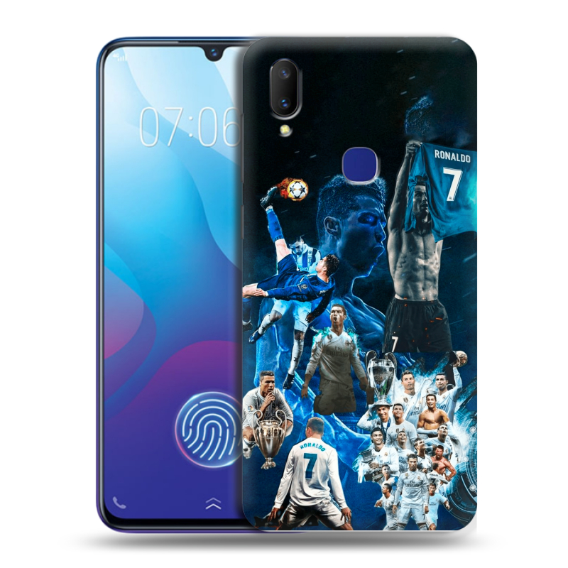 Пластиковый чехол на Vivo V11i с принтом Реал Роналдо Пластиковый чехол на Vivo V11i с принтом Реал Роналдо