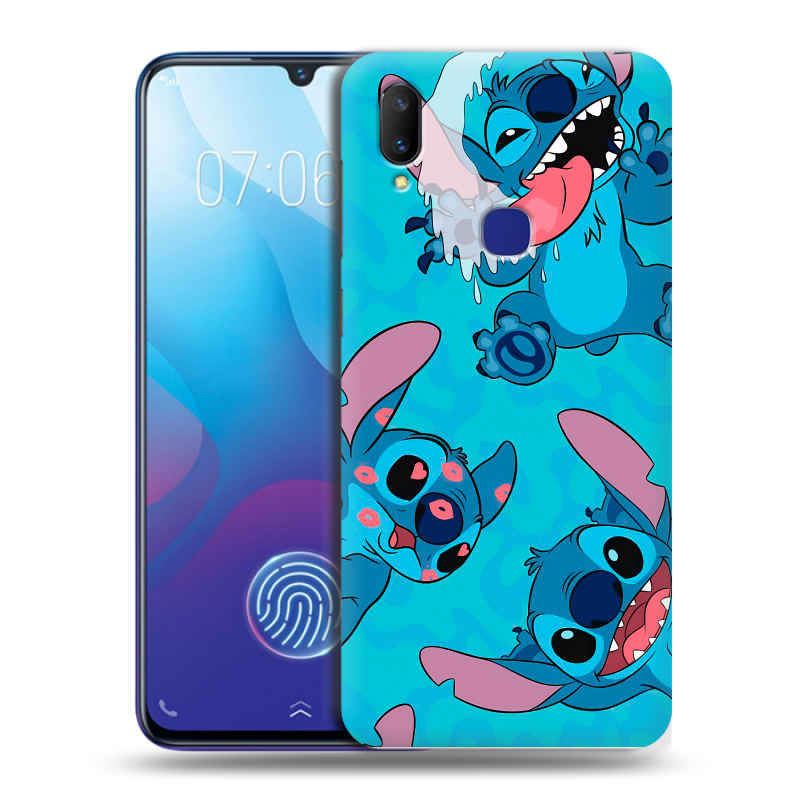 Пластиковый чехол на Vivo V11i с принтом Лило и Стич Пластиковый чехол на Vivo V11i с принтом Лило и Стич
