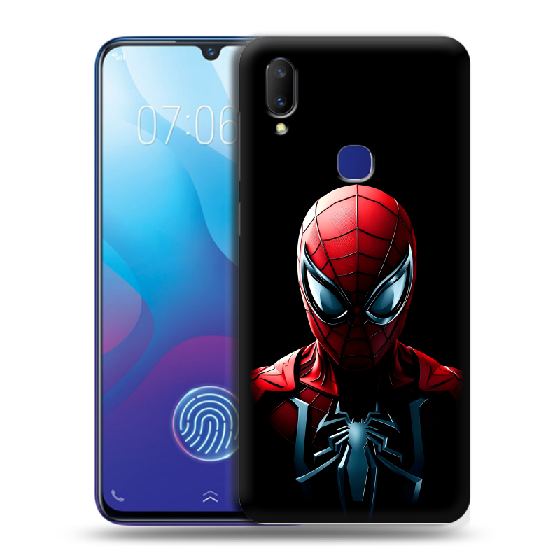 Пластиковый чехол на Vivo V11i с принтом Spiderman Человек паук Пластиковый чехол на Vivo V11i с принтом Spiderman Человек паук