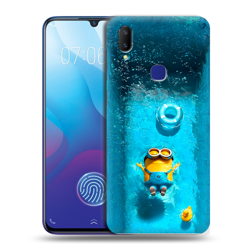 Пластиковый чехол на Vivo V11i с принтом Миньоны Пластиковый чехол на Vivo V11i с принтом Миньоны