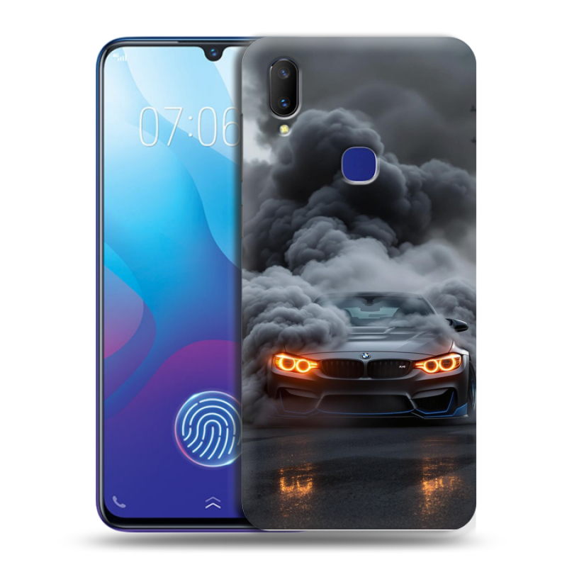 Пластиковый чехол на Vivo V11i с принтом BMW БМВ Пластиковый чехол на Vivo V11i с принтом BMW БМВ