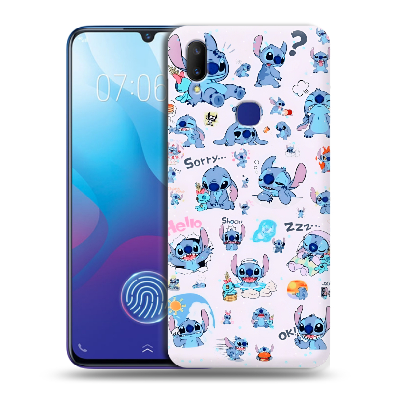 Пластиковый чехол на Vivo V11i с принтом Лило и Стич Пластиковый чехол на Vivo V11i с принтом Лило и Стич