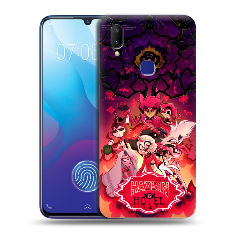Пластиковый чехол на Vivo V11i с принтом Hazbin Hotel Отель Хазбин Пластиковый чехол на Vivo V11i с принтом Hazbin Hotel Отель Хазбин