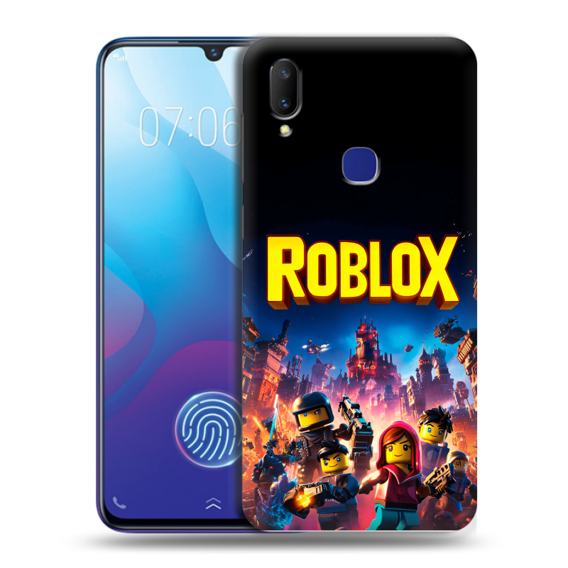 Пластиковый чехол на Vivo V11i с принтом Roblox Роблокс Пластиковый чехол на Vivo V11i с принтом Roblox Роблокс