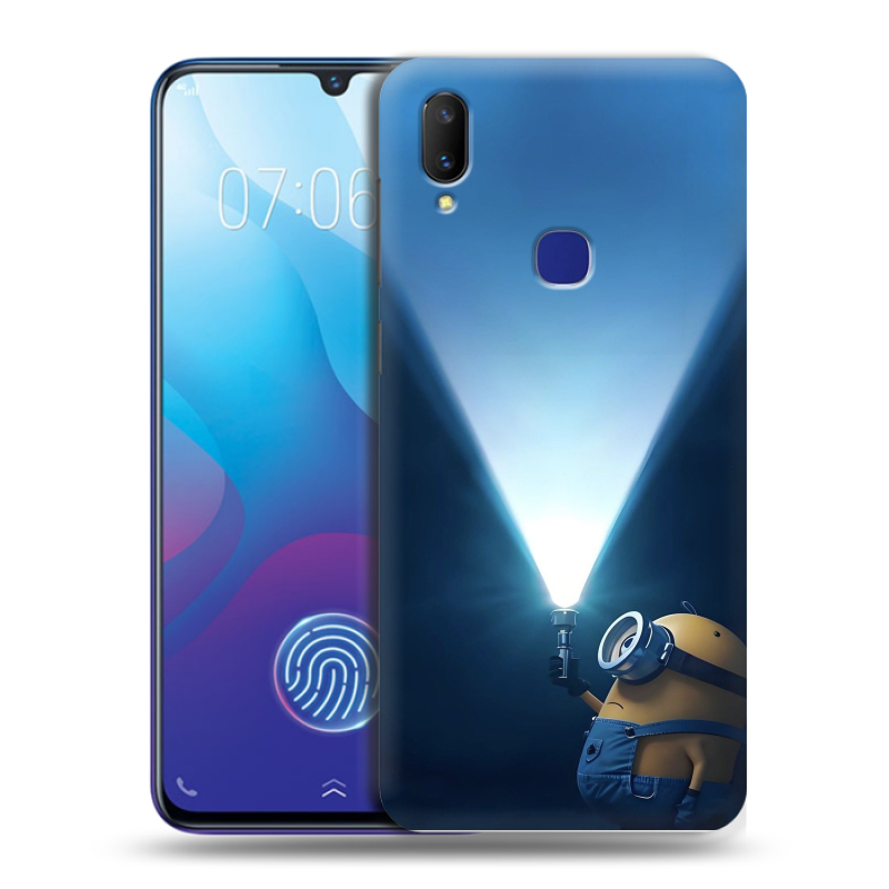 Пластиковый чехол на Vivo V11i с принтом Миньоны Пластиковый чехол на Vivo V11i с принтом Миньоны
