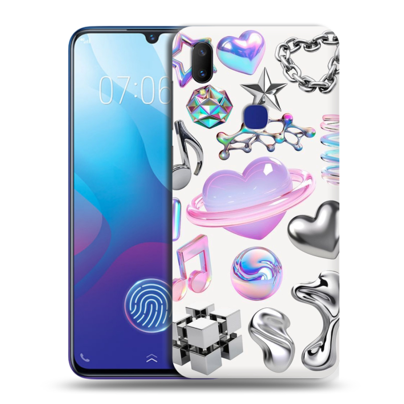 Пластиковый чехол на Vivo V11i с принтом Y2K Пластиковый чехол на Vivo V11i с принтом Y2K