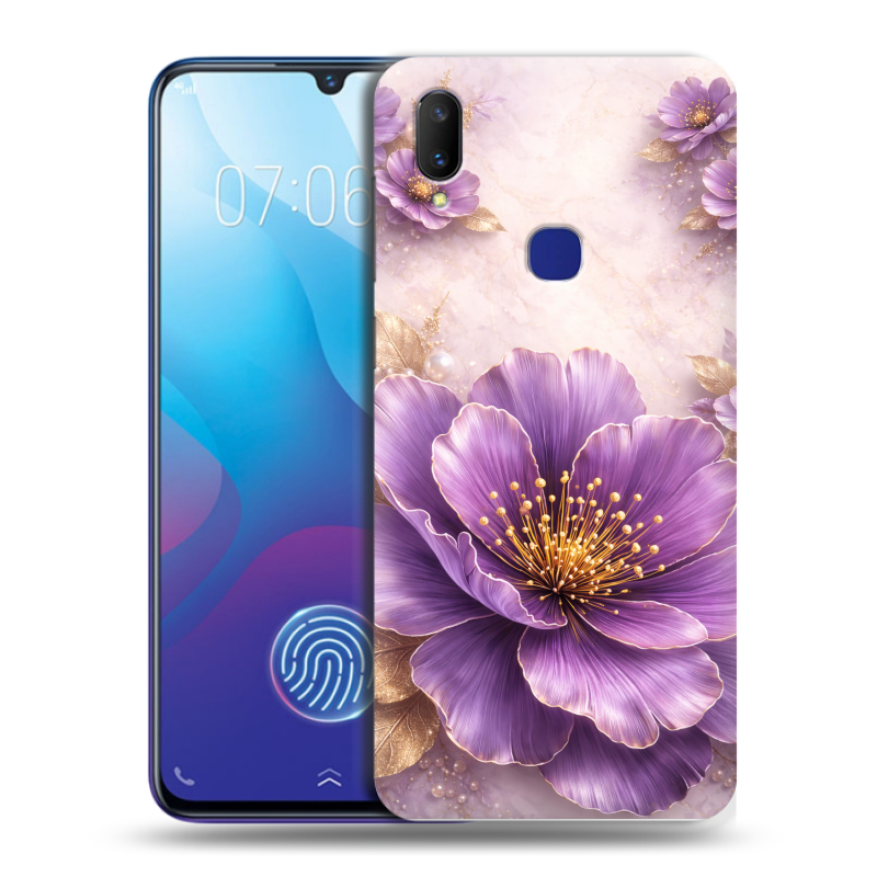 Пластиковый чехол на Vivo V11i с принтом женский Пластиковый чехол на Vivo V11i с принтом женский