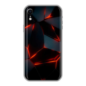 Силиконовый чехол на Iphone Xr с принтом Яркие абстракции