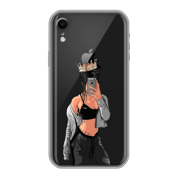 Силиконовый чехол на Iphone Xr с принтом Женские принты