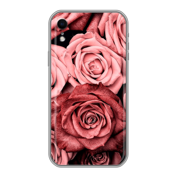 Силиконовый чехол на Iphone Xr с принтом Цветы розы