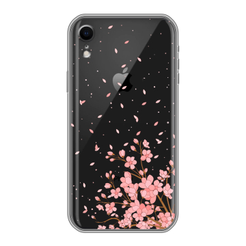 Силиконовый чехол на Iphone Xr с принтом Ветка сакуры
