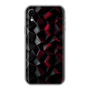 Силиконовый чехол на Iphone Xr с принтом Абстракция