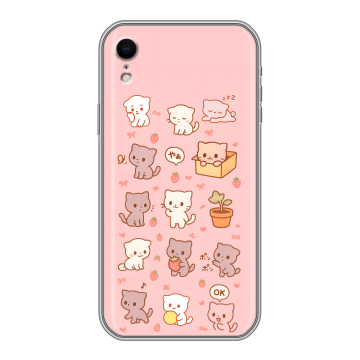 Силиконовый чехол на Iphone Xr с принтом Hello Kitty Хелоу Кити
