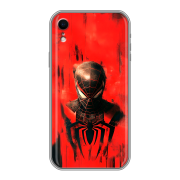 Силиконовый чехол на Iphone Xr с принтом человек паук spiderman