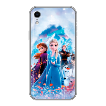 Силиконовый чехол на Iphone Xr с принтом Холодное сердце Frozen