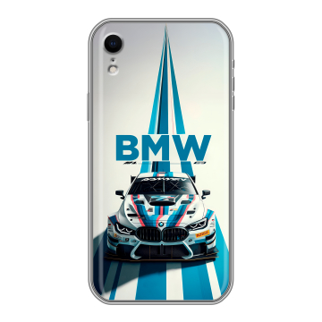 Силиконовый чехол на Iphone Xr с принтом БМВ BMW