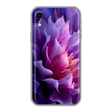 Силиконовый чехол на Iphone Xr с принтом женский цветы