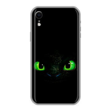 Силиконовый чехол на Iphone Xr с принтом Как приручить дракона