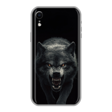 Силиконовый чехол на Iphone Xr с принтом Волк