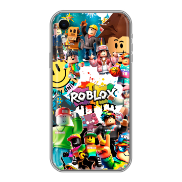 Силиконовый чехол на Iphone Xr с принтом Roblox Роблокс Силиконовый чехол на Iphone Xr с принтом Roblox Роблокс