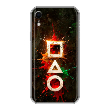 Силиконовый чехол на Iphone Xr с принтом Squid Game Игра кальмара