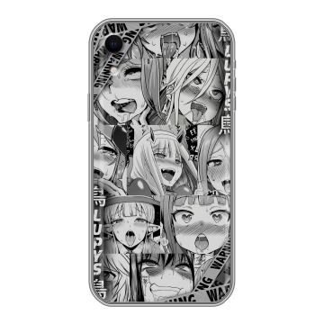 Силиконовый чехол на Iphone Xr с принтом Ahegao Ахегао Аниме