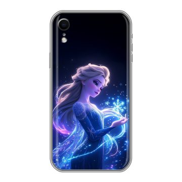 Силиконовый чехол на Iphone Xr с принтом Холодное сердце Frozen