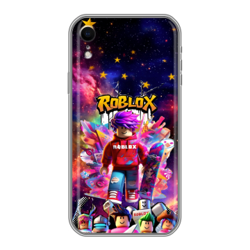 Силиконовый чехол на Iphone Xr с принтом Roblox Роблокс Силиконовый чехол на Iphone Xr с принтом Roblox Роблокс