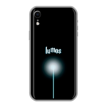 Силиконовый чехол на Iphone Xr с принтом Harry Potter Гарри Поттер